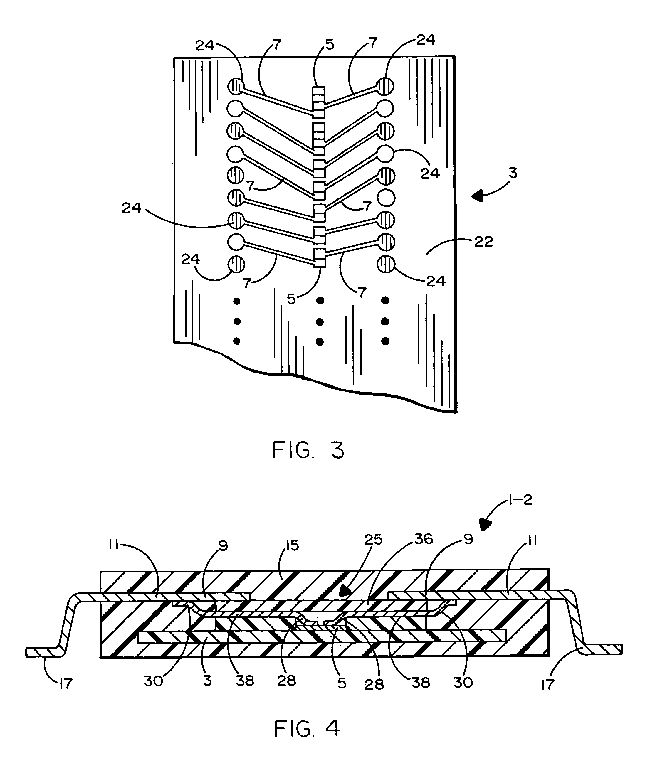 Encapsulated leadframe semiconductor package for random access memory integrated circuits