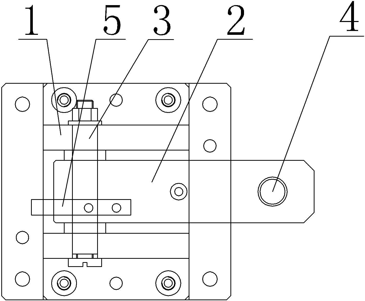 Movable testing frame structure