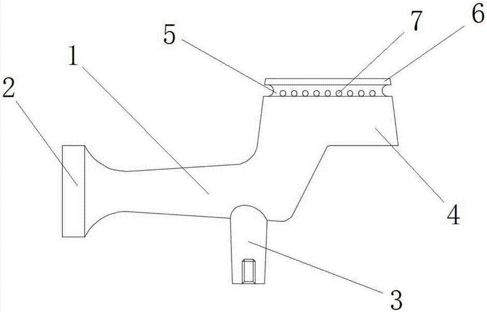 Stove head used for soup rice cooking