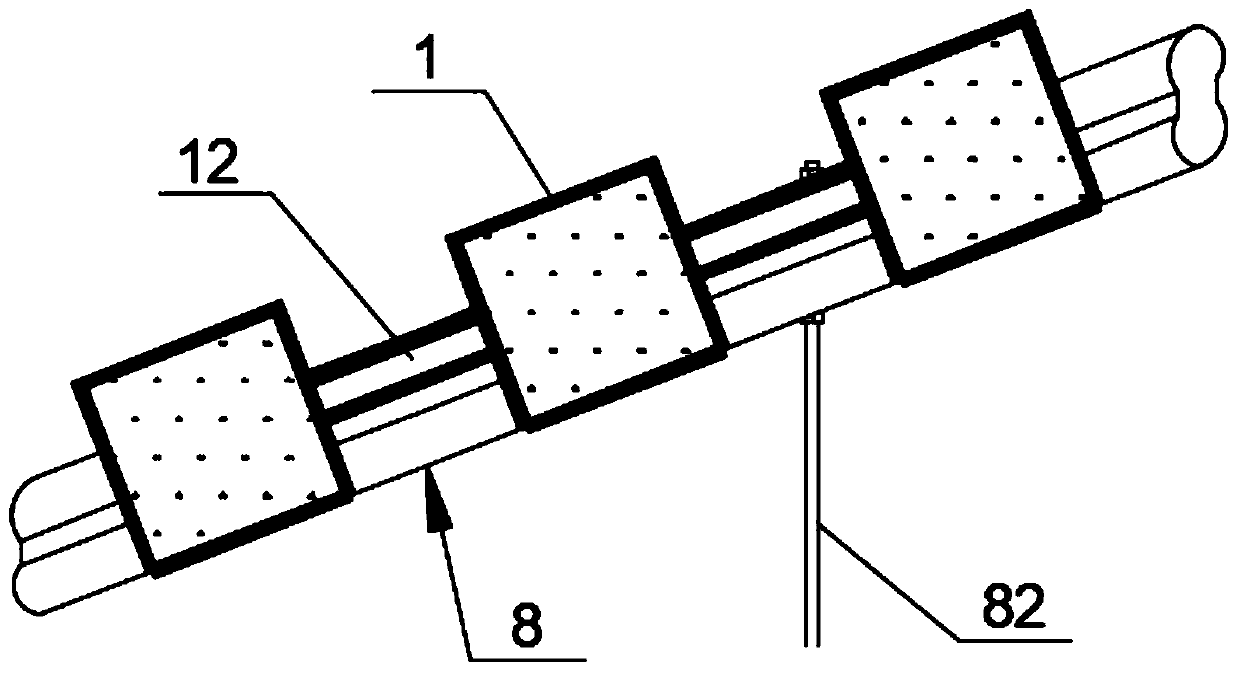 Device and method for polishing and coating arch ribs of concrete-filled steel tube arch bridge