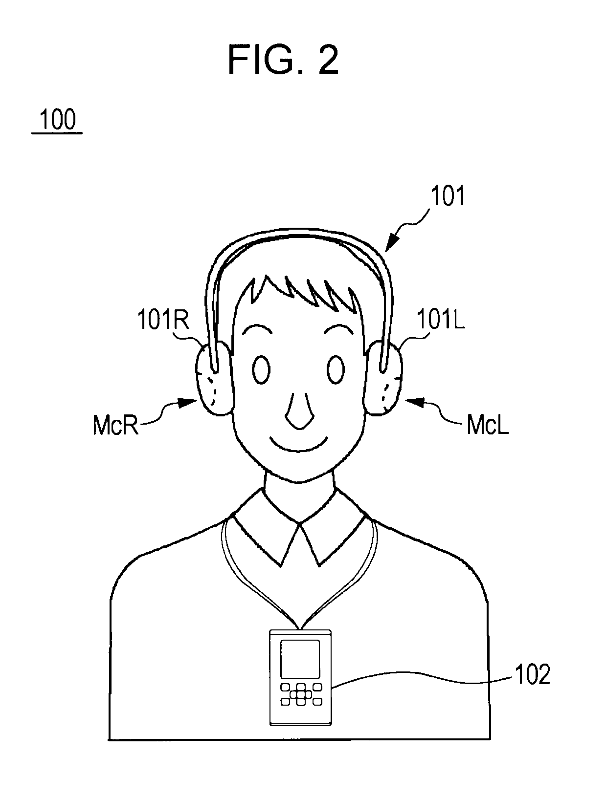 Reproducing device, headphone and reproducing method