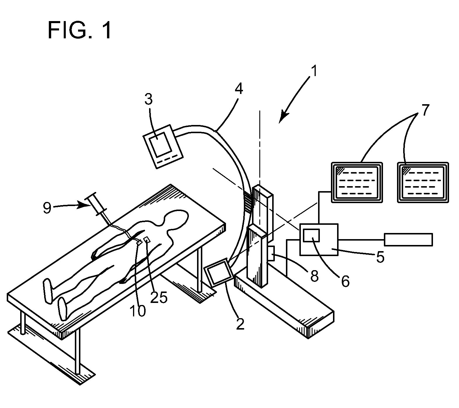 Method and device for guiding a surgical tool in a body, assisted by a medical imaging device