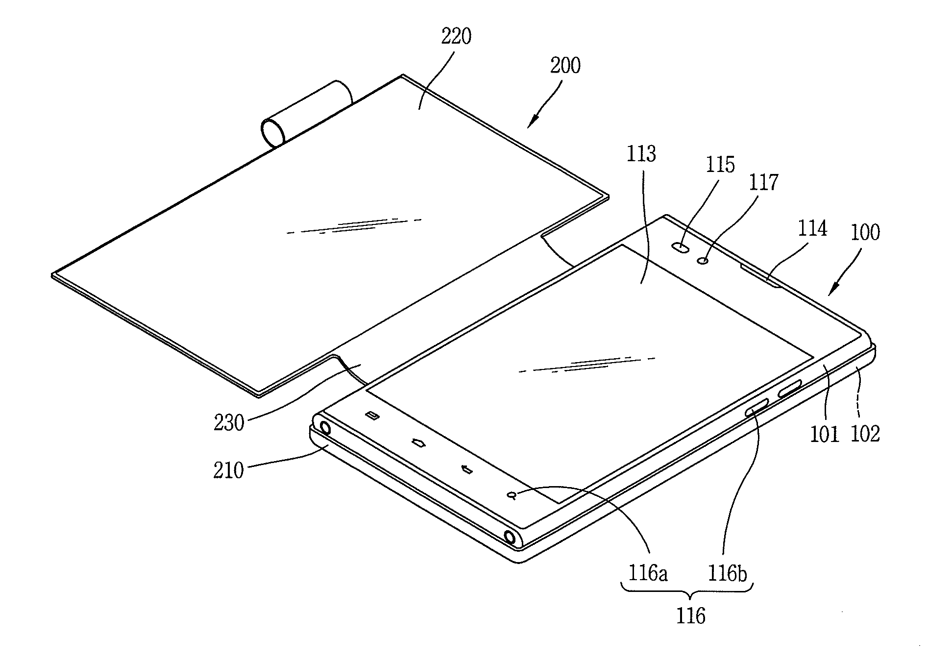 Pouch and portable electronic device received therein