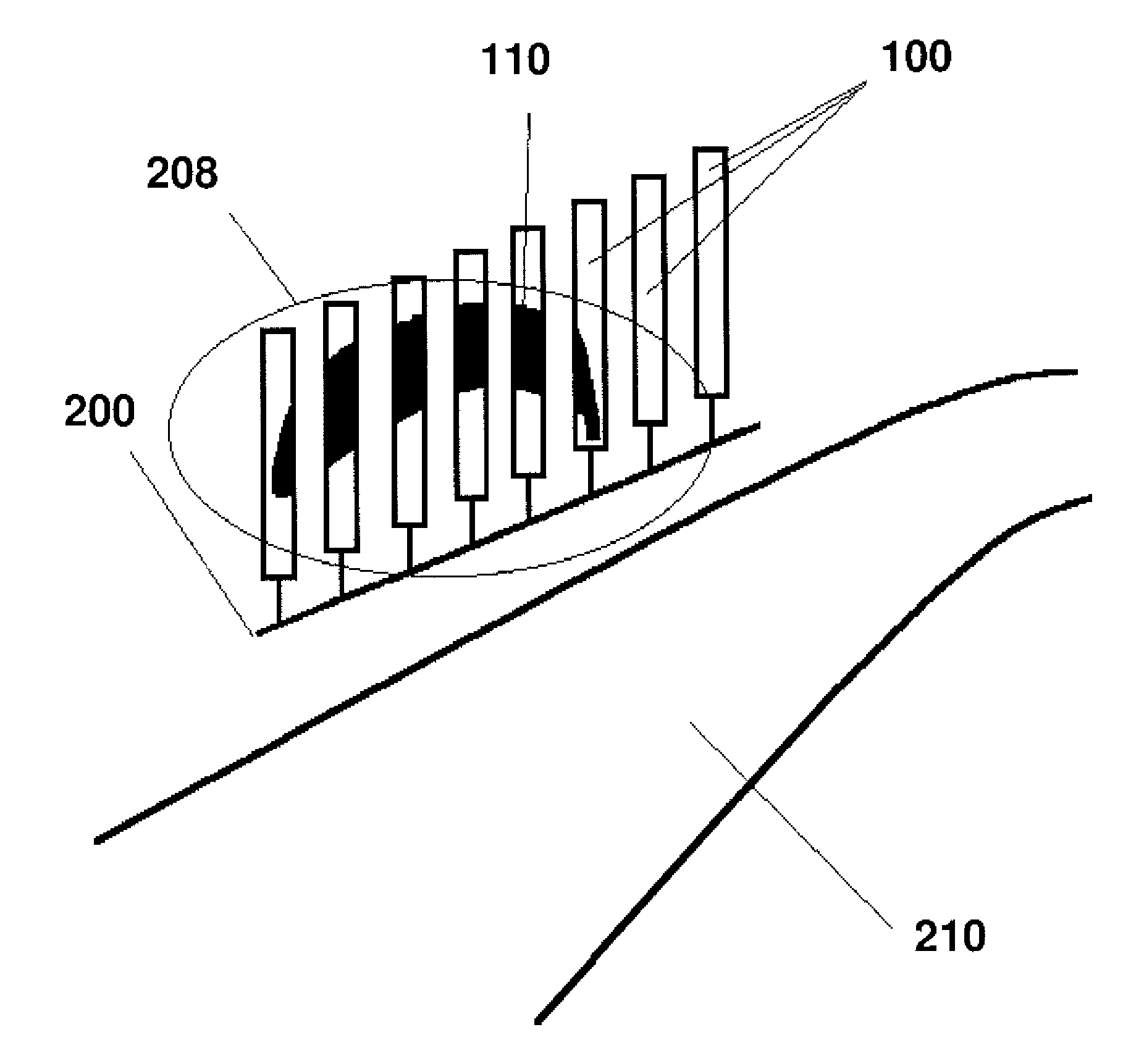 Visual elements array information display and road safety system