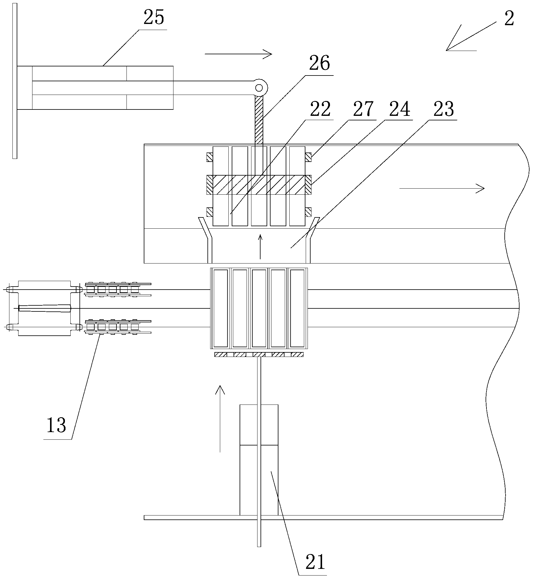 Method and device for automatically arranging, stacking and plastically packaging coin rolls