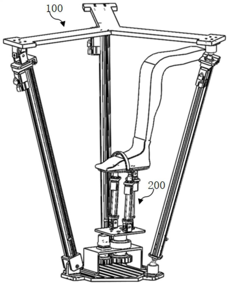 Hybrid robot for leg joint rehabilitation