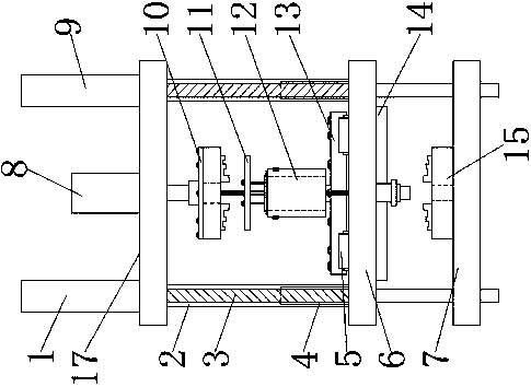 Automatic tool machine for detaching and mounting motor