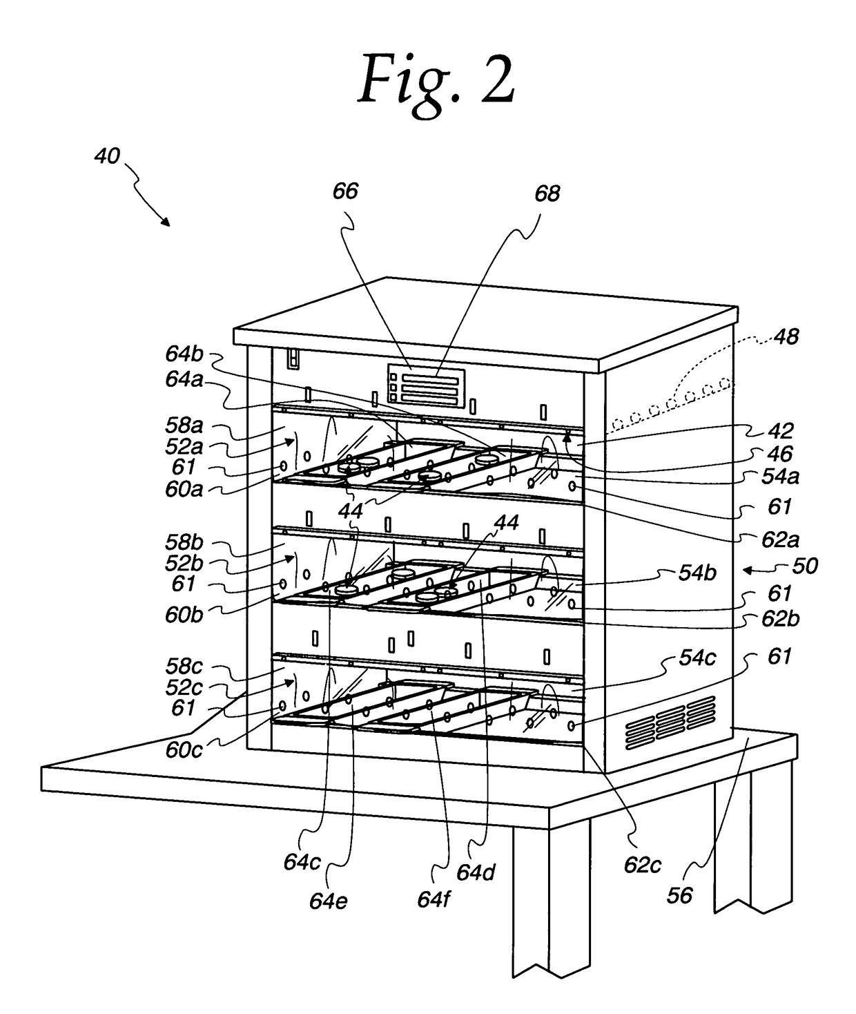 Food staging device, method of storing foods, and method of making a sandwich
