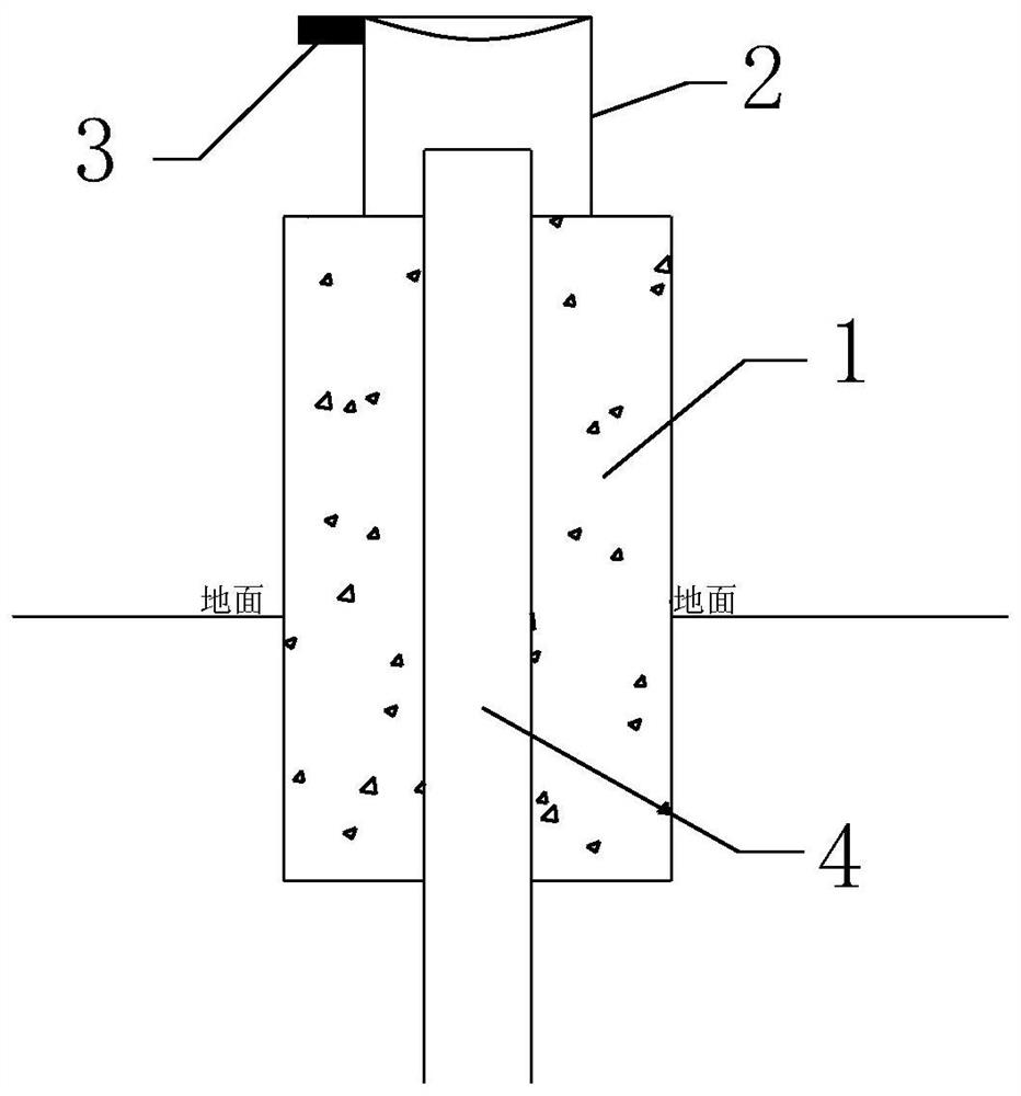 Construction method of a large-diameter groundwater environment monitoring well