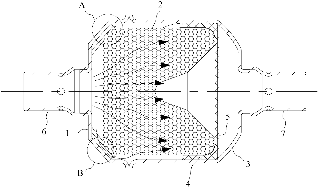 Unidirectional drying filter