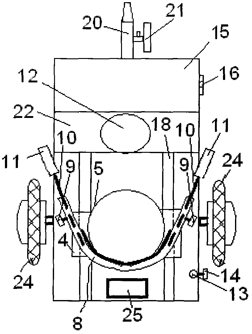 Multifunctional electric cart for high-level quadriplegia patients