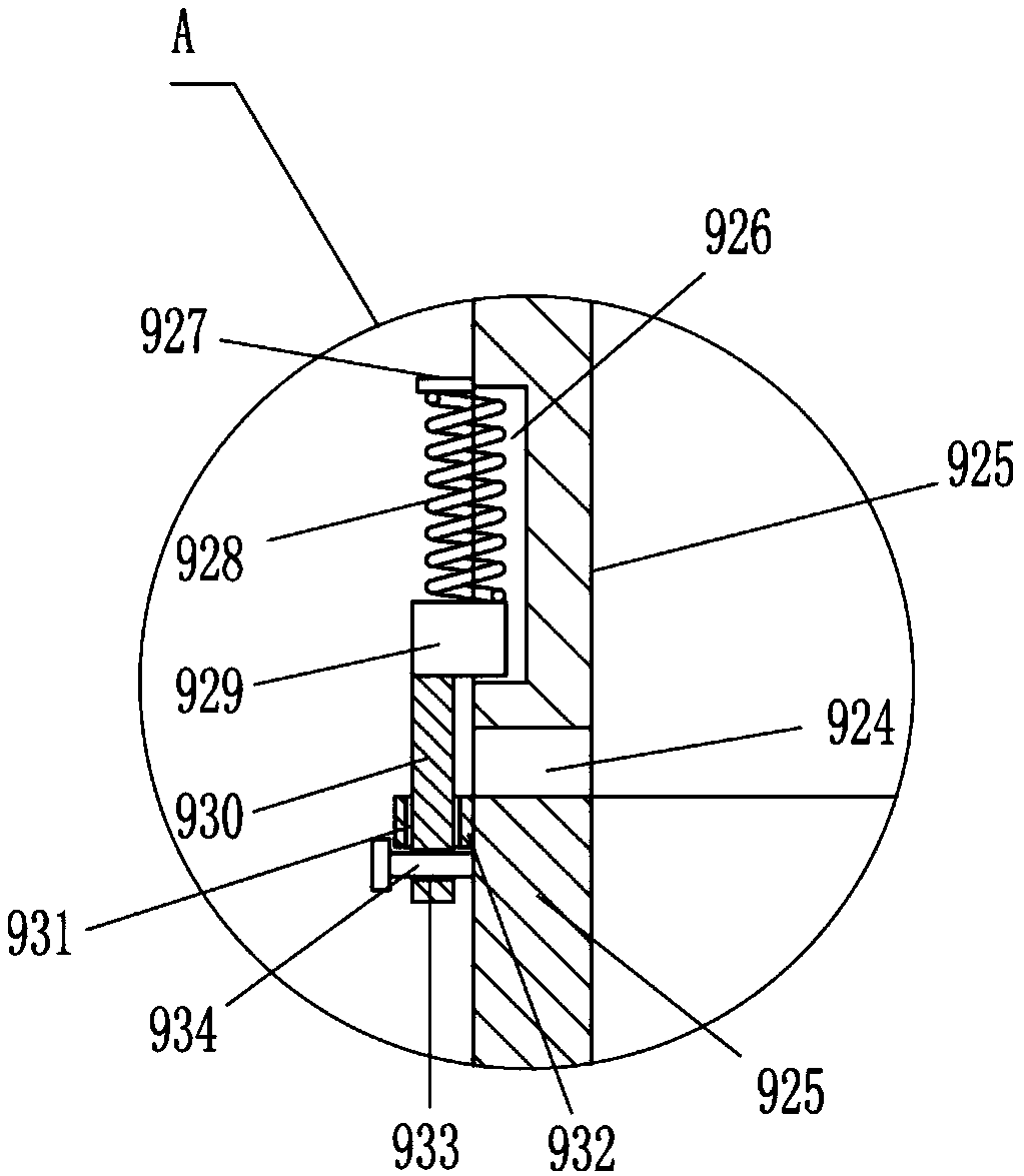 Waste processing device for wood pulverizer