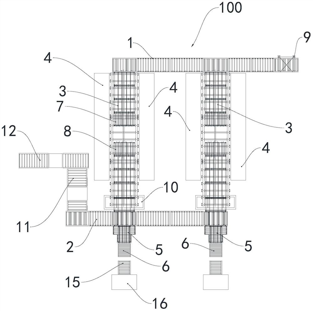 Shower room assembly discharging system and shower room assembly discharging method