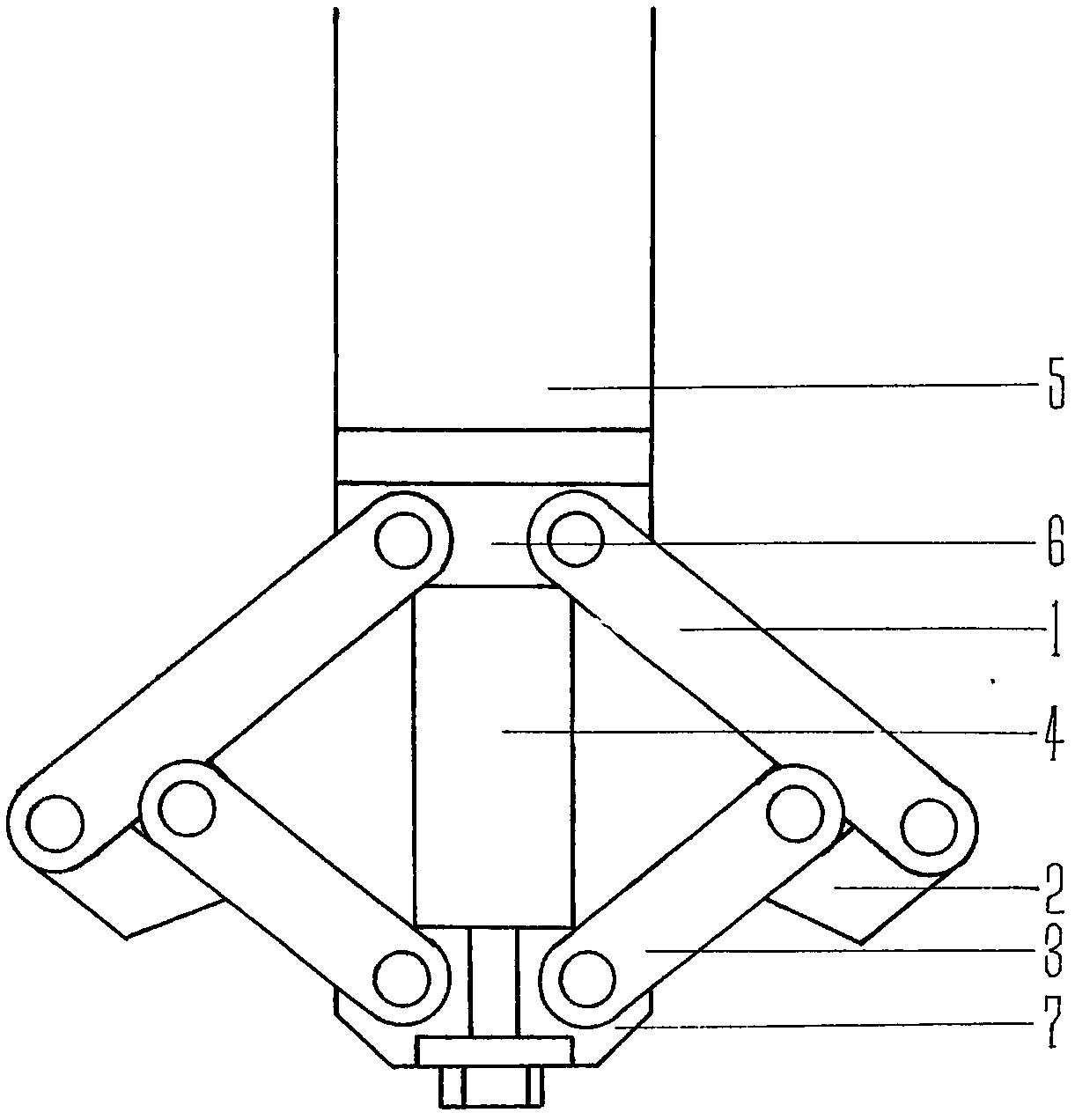 Three-branch single-cylinder hydraulic bidirectional expansion-extrusion device