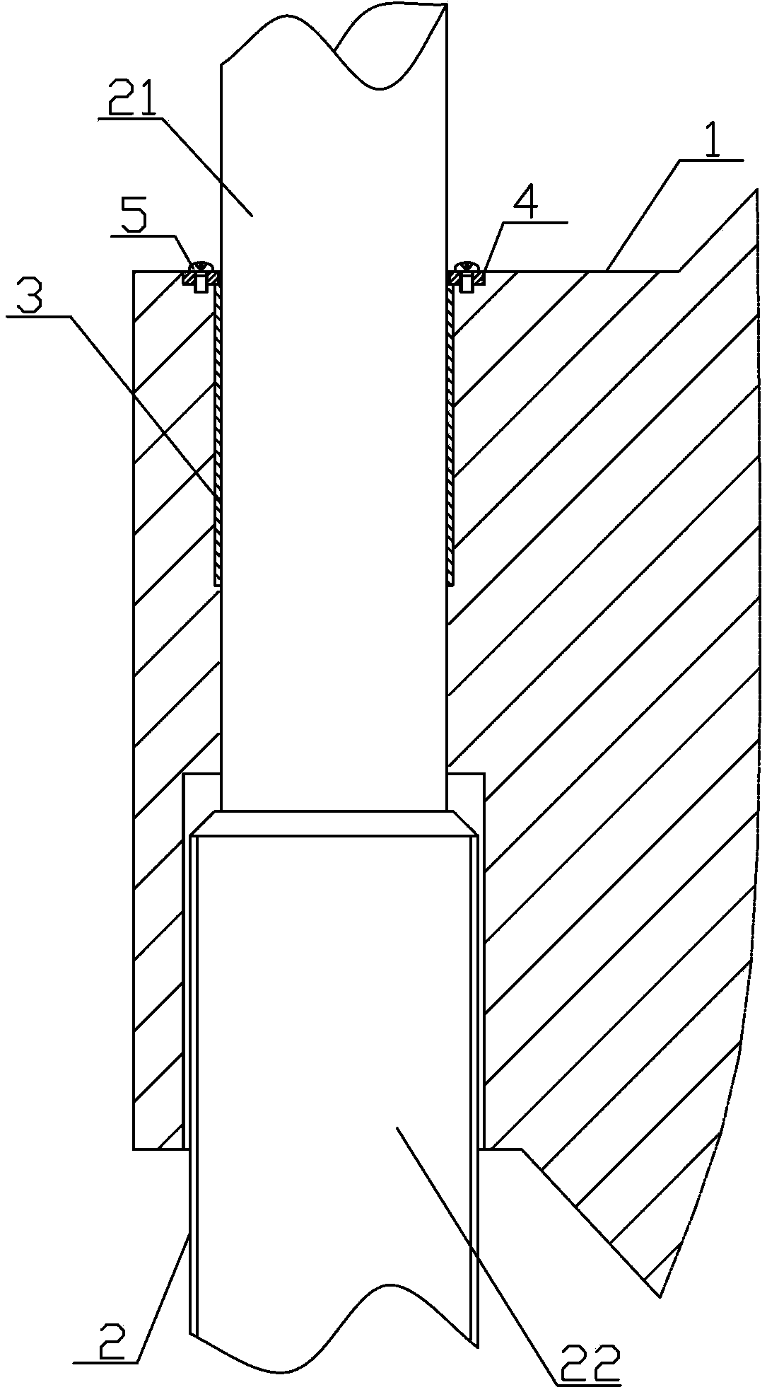 Lead screw guiding device
