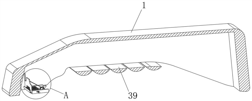 A skin stapler with a stable nail output mechanism