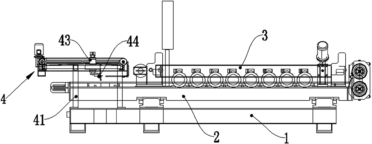 A kind of ceramic edge trimming machine with automatic correction device