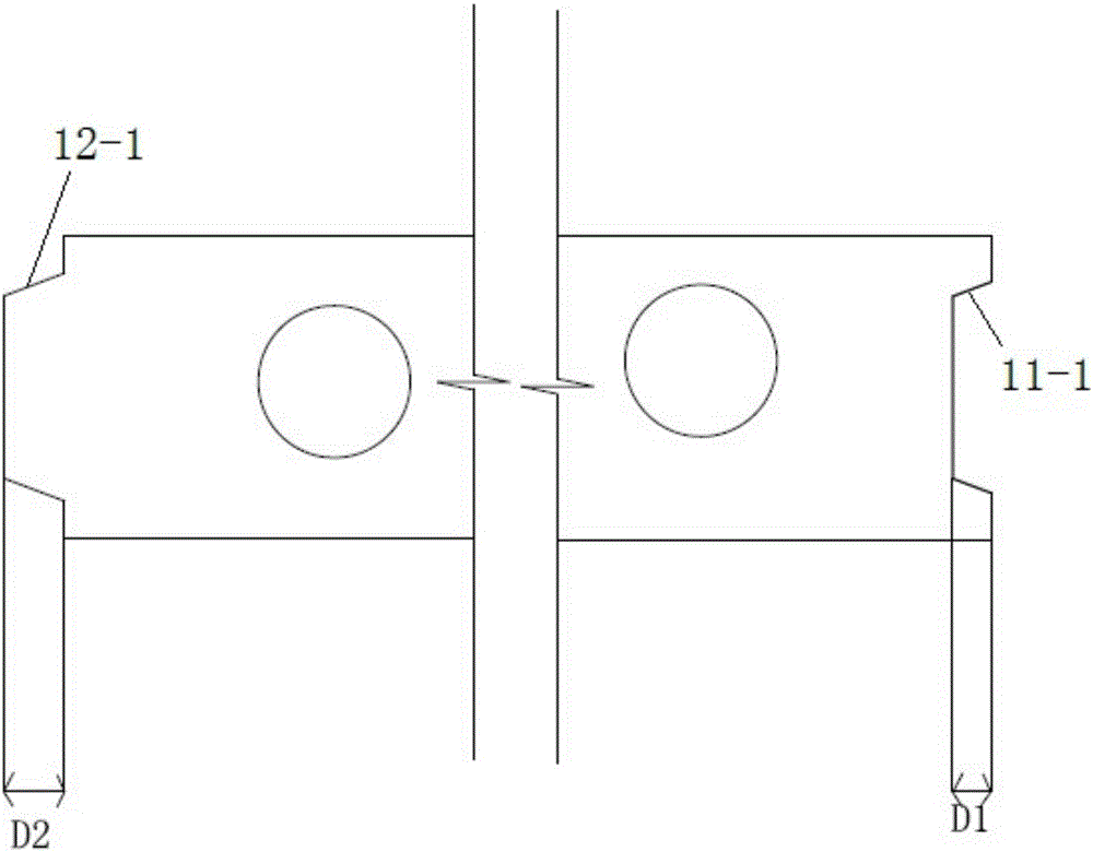 Light interior partition wall board and walling method for wall body