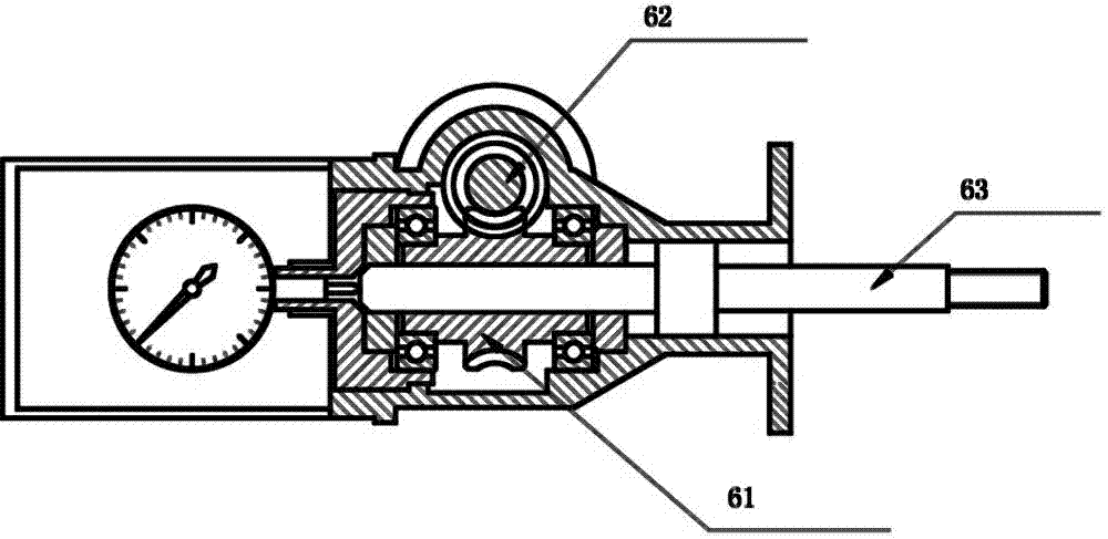 Hydraulic power type pulp flowing box