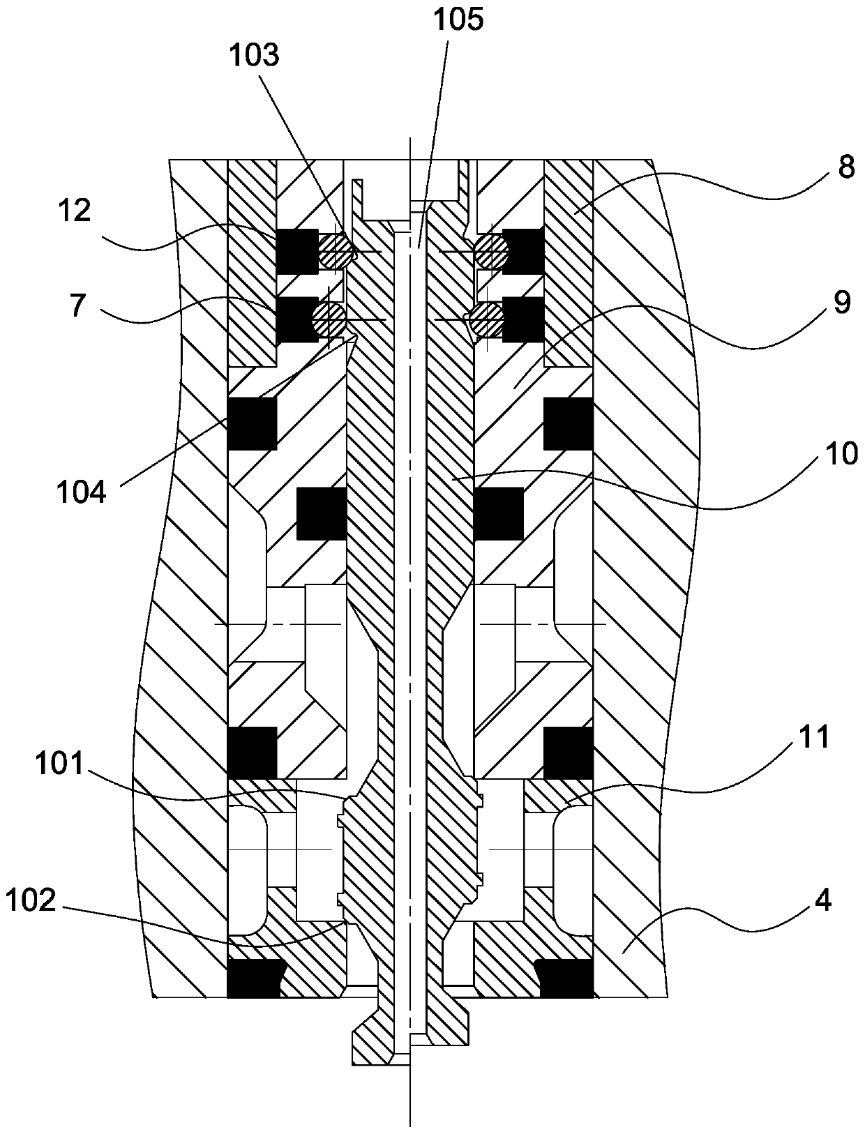 An electromagnetic ball valve with positioning