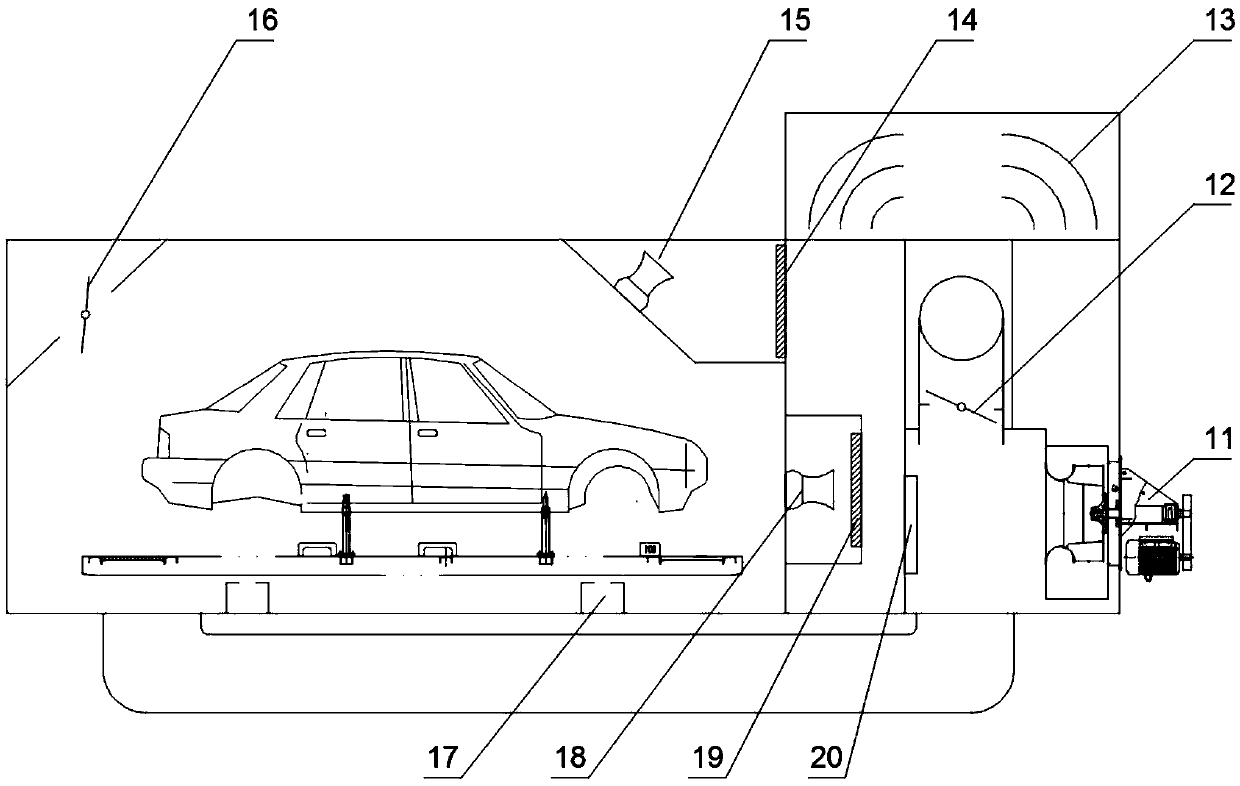 Horizontal drying chamber