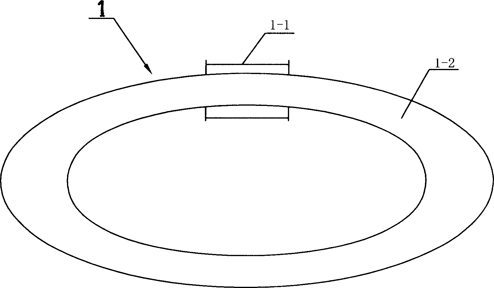 Method for pre-vulcanizing circular tread capable of regulating circumference