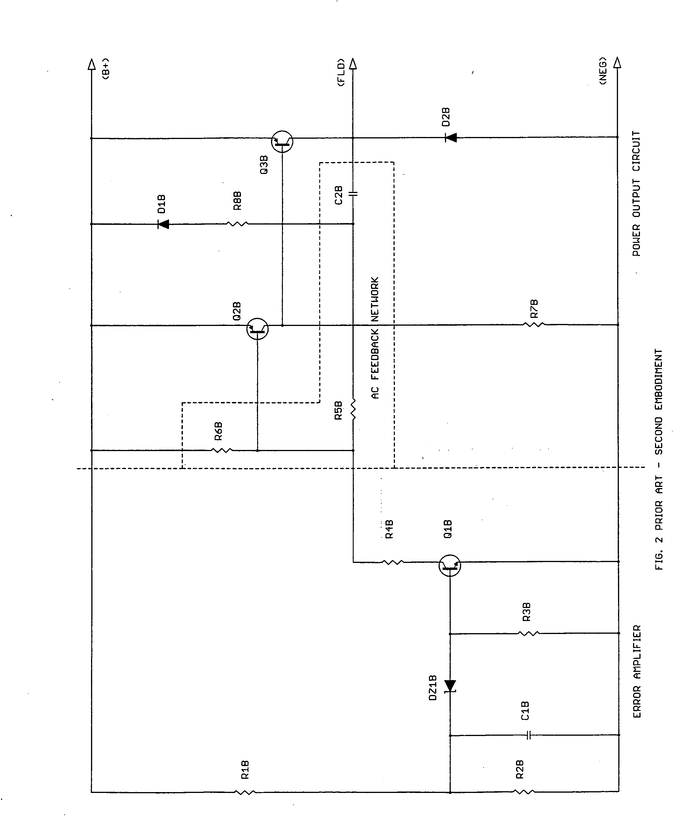 Pulse-position-modulated vehicular alternator voltage regulator with dual AC-feedback networks, controlled "OFF" period and low inserted electrical noise