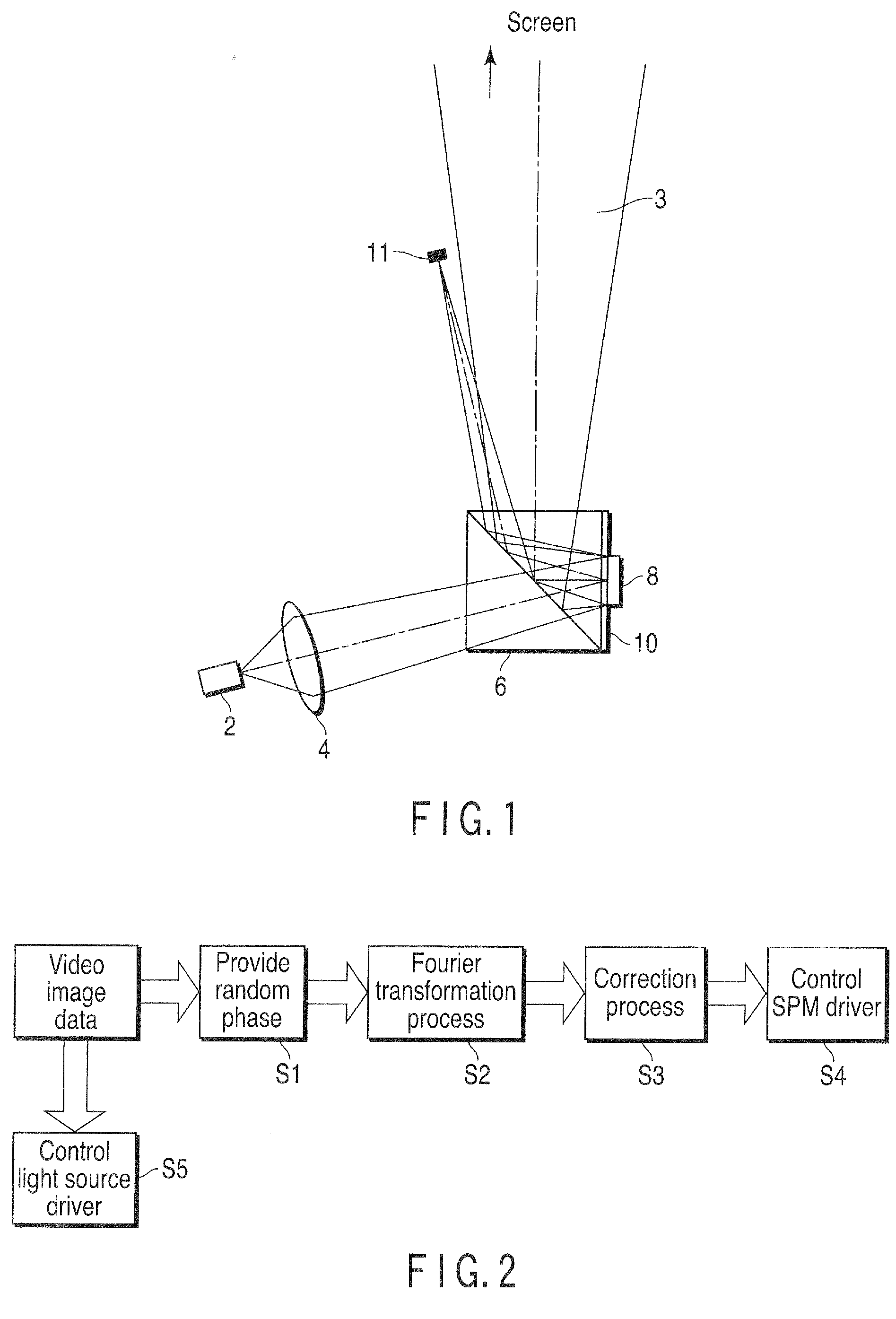 Holographic projection method and holographic projection device