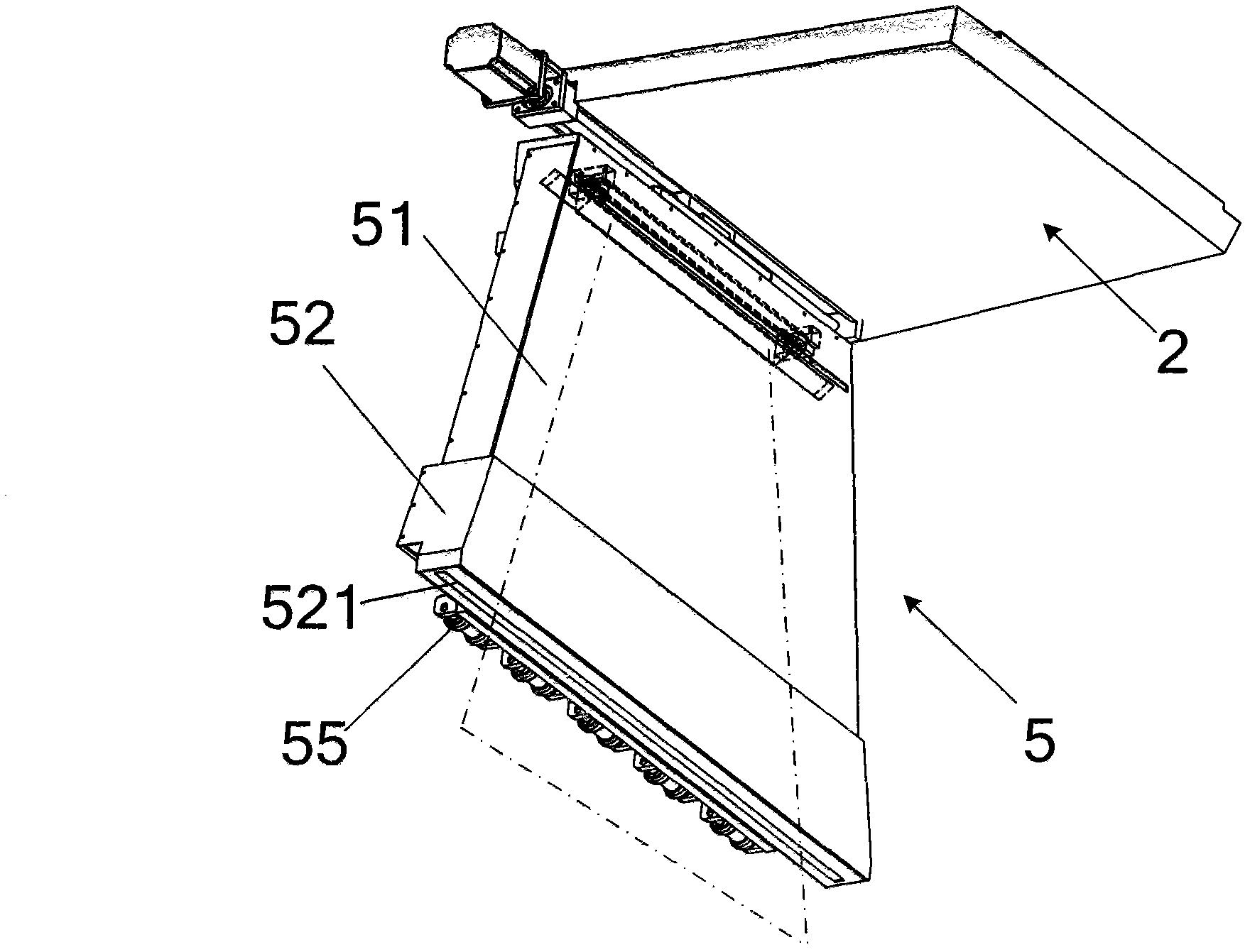 Shading mechanism for digital stereoscopic image enlarge-printing and equipment and method comprising the same