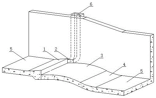 Bottom bent aeration facility