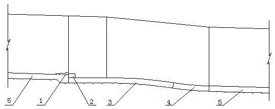 Bottom bent aeration facility