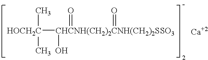 Composition containing hydroxyapatite and a calcium salt