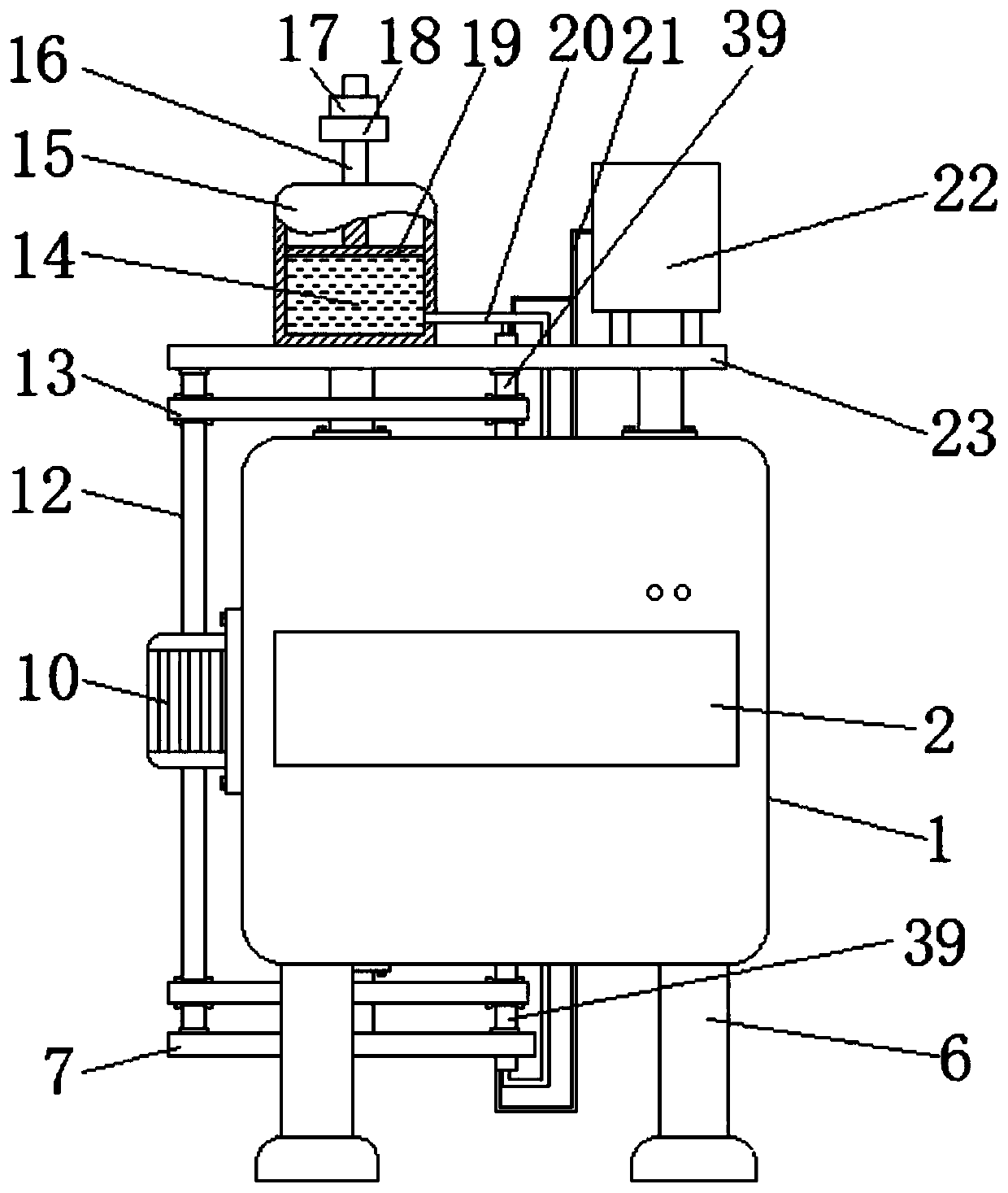 Building template grinding device