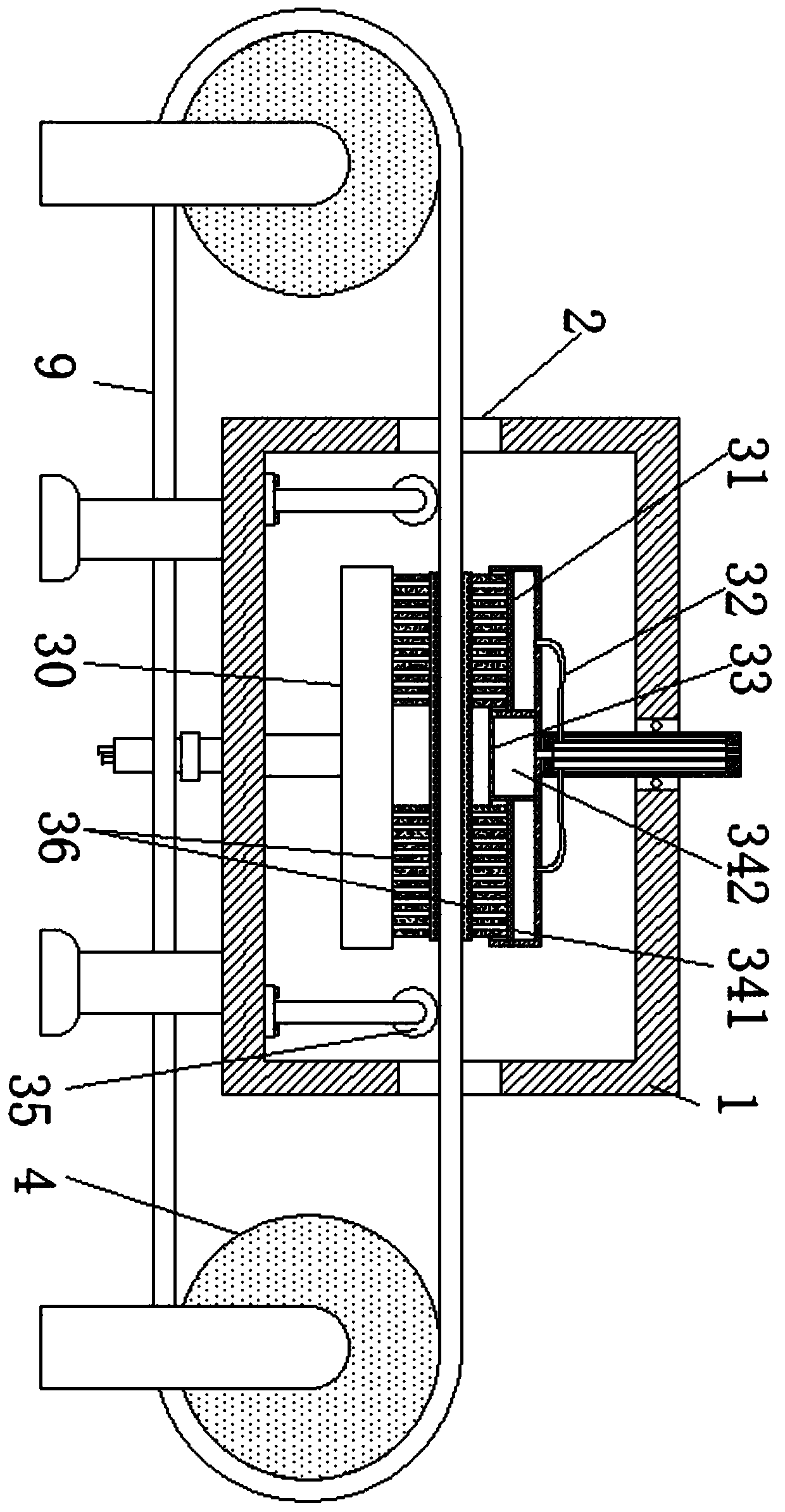Building template grinding device