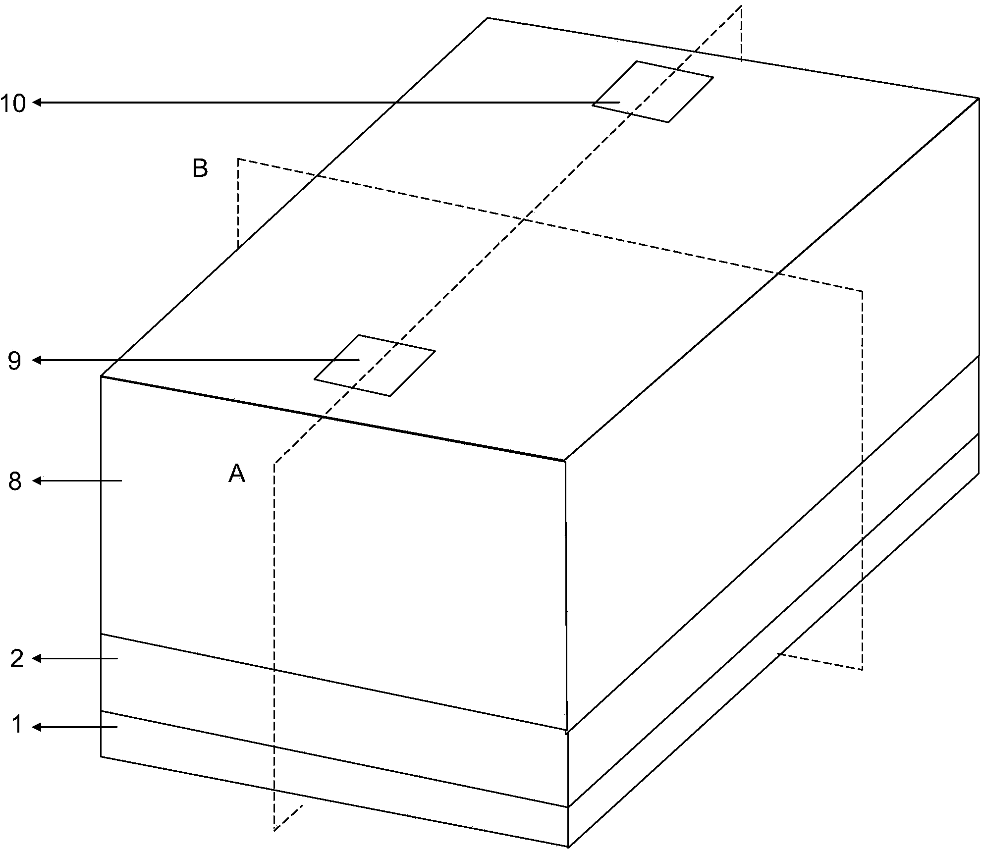 Folding gate-controlled L-shaped channel tunneling transistor low in leakage current