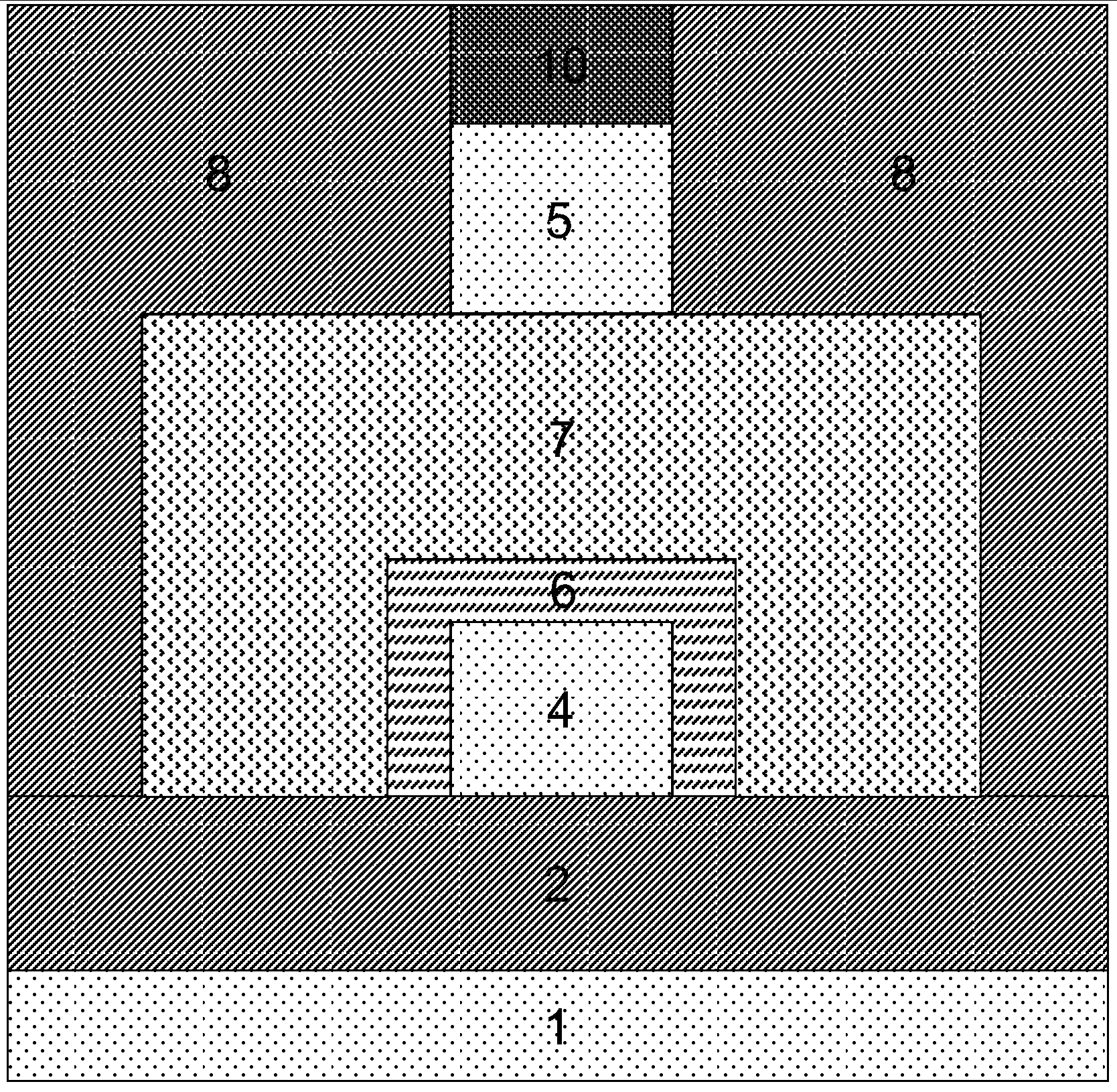 Folding gate-controlled L-shaped channel tunneling transistor low in leakage current