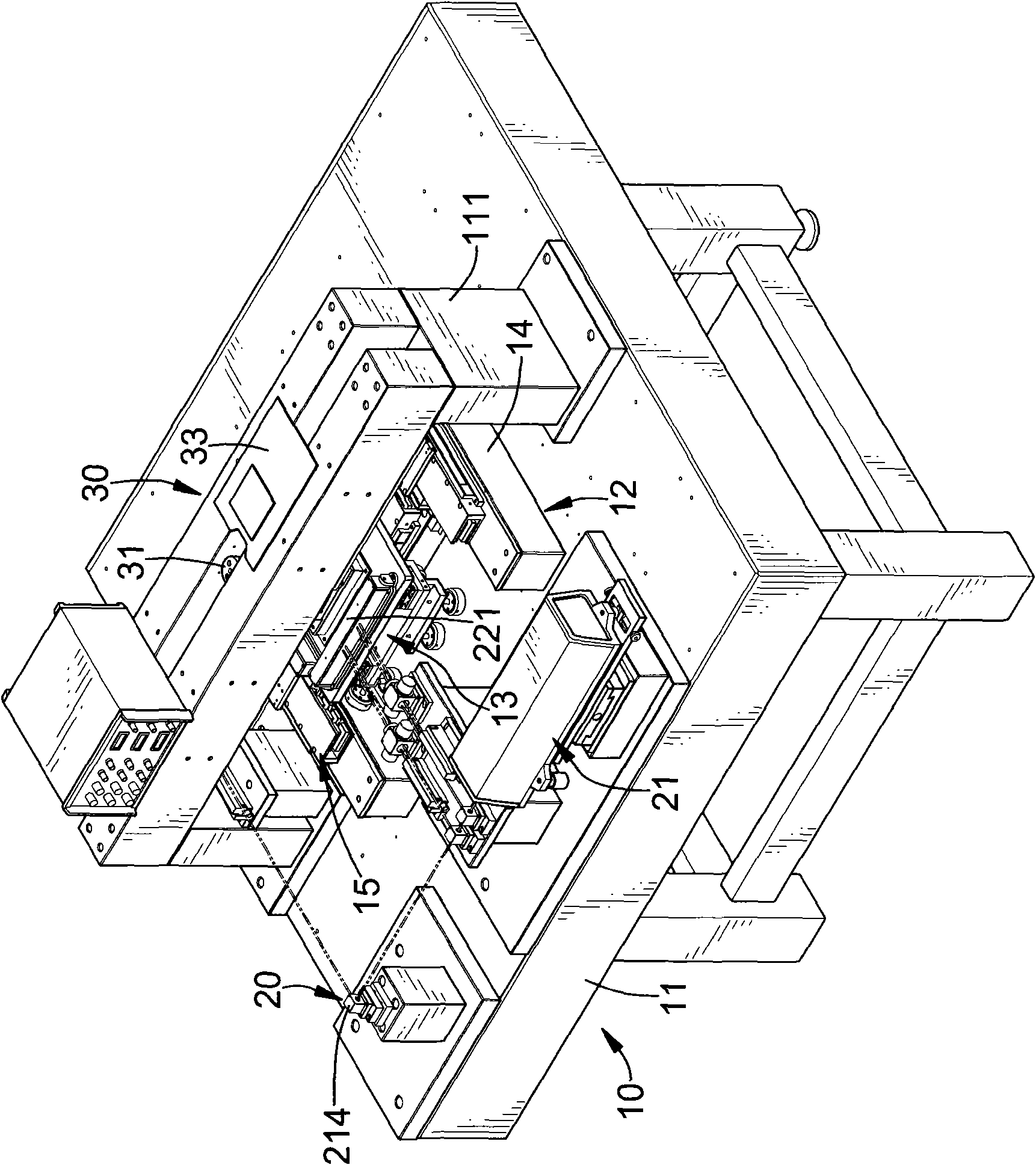 Laser direct writing type nanometer periodic structure pattern manufacturing equipment