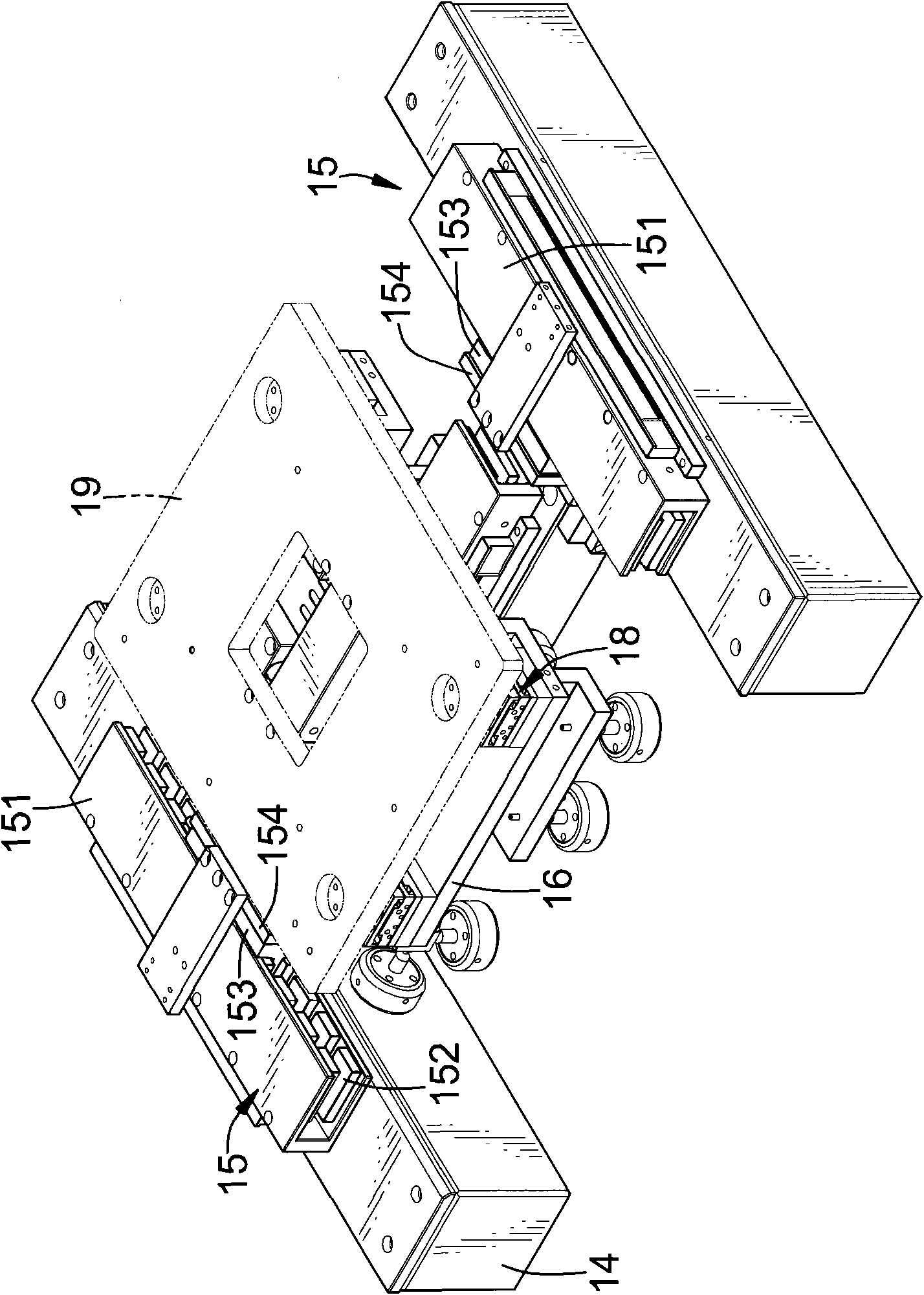 Laser direct writing type nanometer periodic structure pattern manufacturing equipment