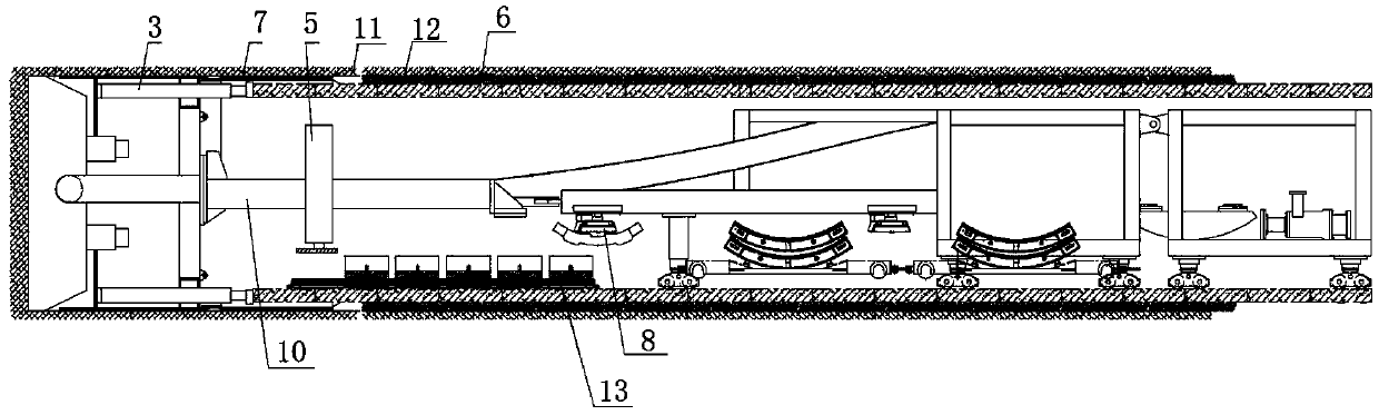 Tunneling machine and construction method of tunneling machine