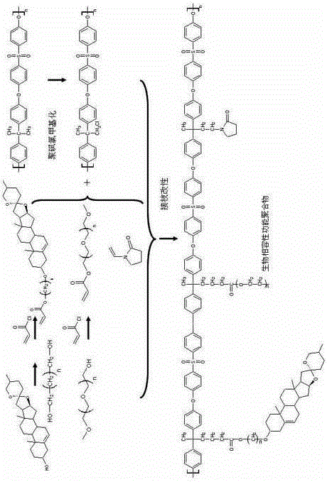 A polysulfone hollow fiber dialysis membrane and its manufacturing method
