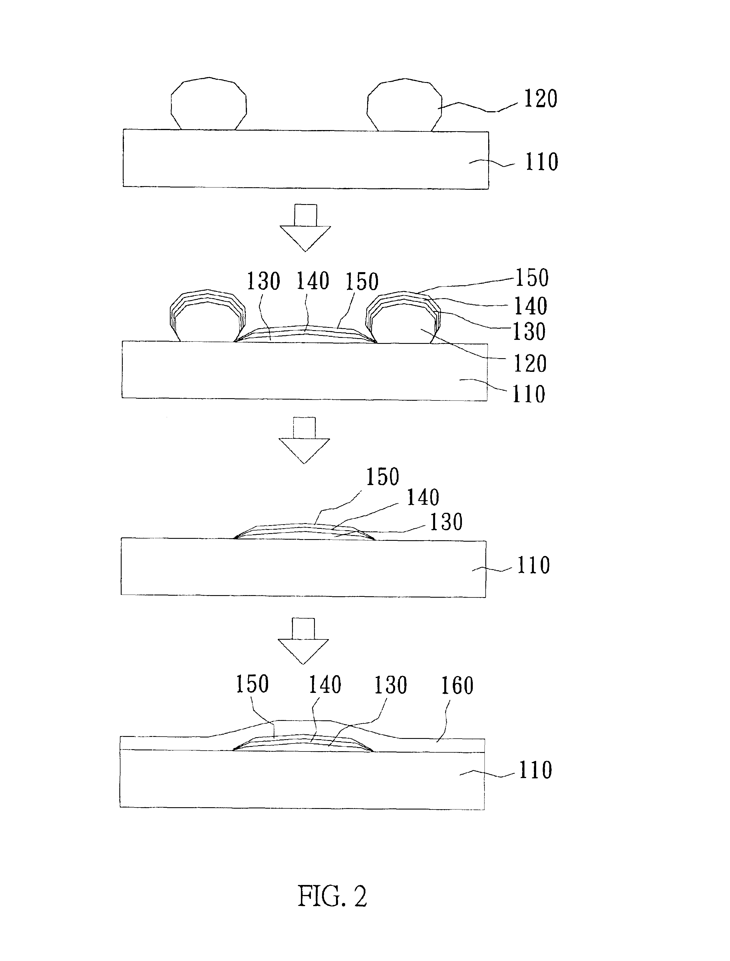 Method for forming a conductive layer