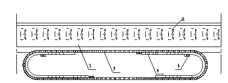 High-speed circulation vehicle-replaced transport means