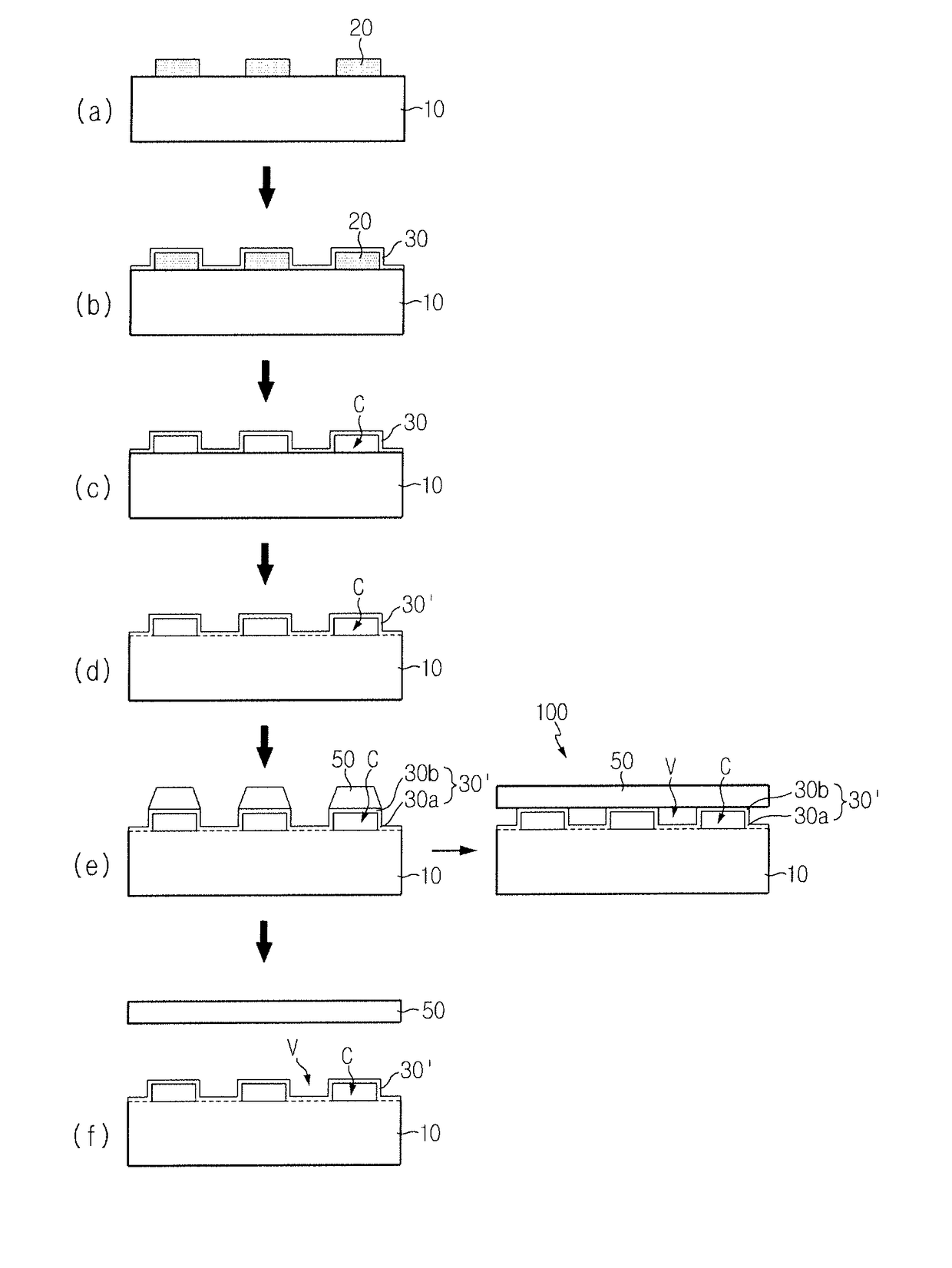Semiconductor stacking structure, and method and apparatus for separating nitride semiconductor layer using same