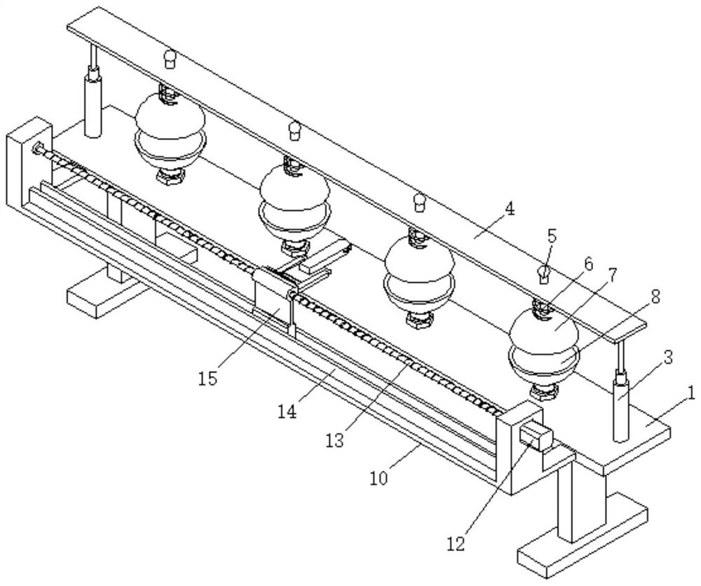 Macadamia nut shell opening device capable of preventing pulp from being damaged