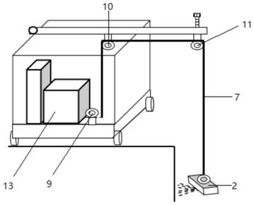 An automatic cleaning and spraying device for the outer wall of a storage tank
