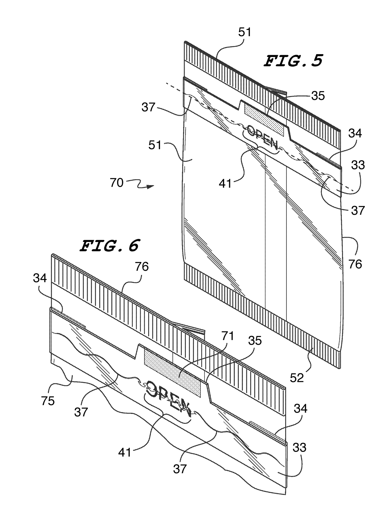 Tamper-Evident, Tear-Open Resealable Package