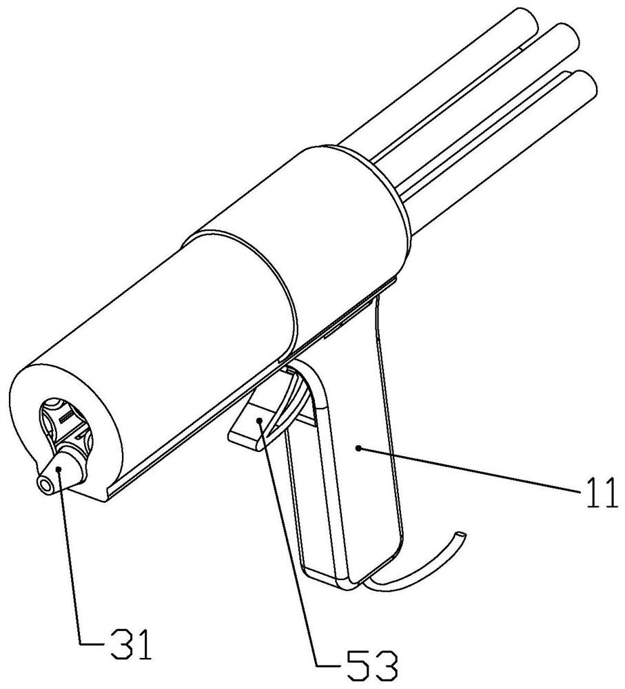 Hot melt glue gun