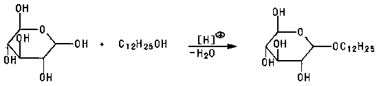 Preparation method of lauryl glucopyranoside