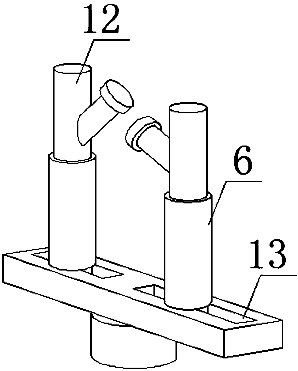 Cleaning and dust removing device for air purification