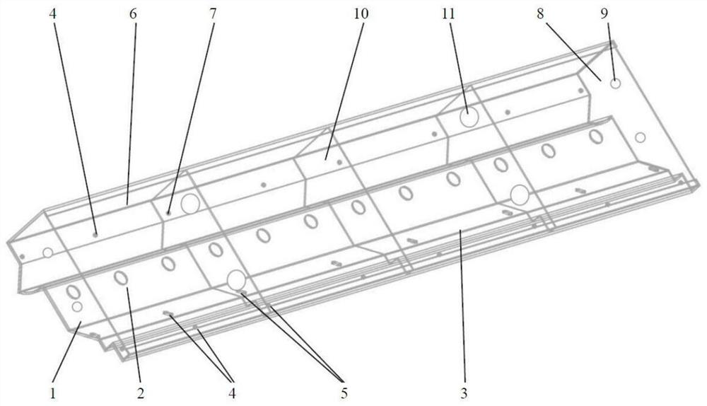 Main anchoring pouring positioning formwork and method for air shield dam installation engineering